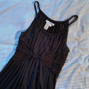 Max Studio Black Keyhole Mini Dress